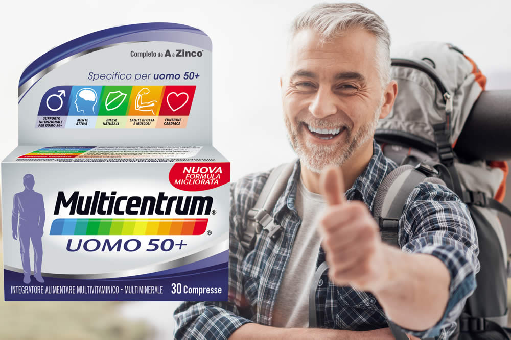 Multicentrum Uomo 50+ | Funziona? Fa Bene? Fa Male? Opinioni 2019