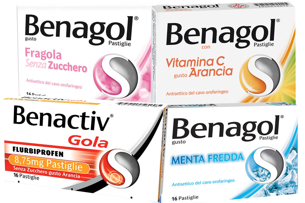 Benagol 2019 - Pastiglie per il Mal di Gola - Foglio Illustrativo Spiegato