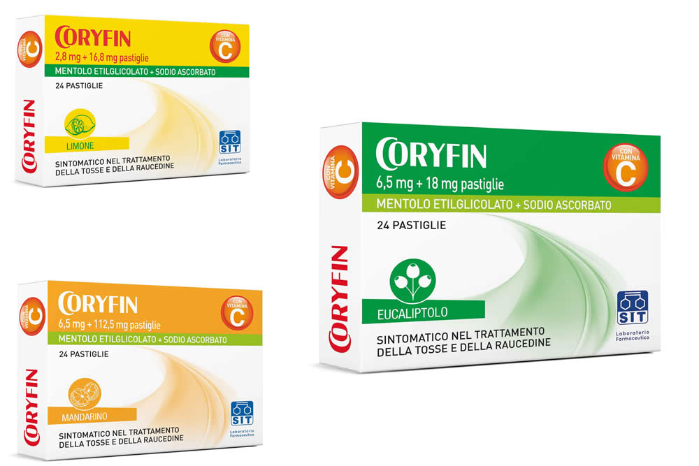 Coryfin 2019 - Tosse e Raucedine - Foglietto Illustrativo Spiegato