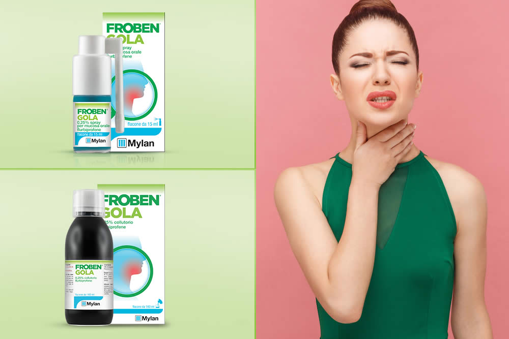 Froben Gola 2019 - Spray e Collutorio - Foglietto Illustrativo Spiegato