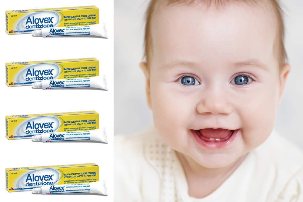 Alovex Dentizione e Dentini del Neonato - Funziona? Fa Male? Opinioni